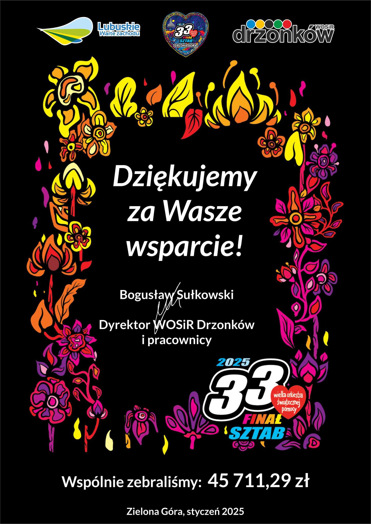 Ilustracja do informacji: PADŁ REKORD - WOŚP 2025 