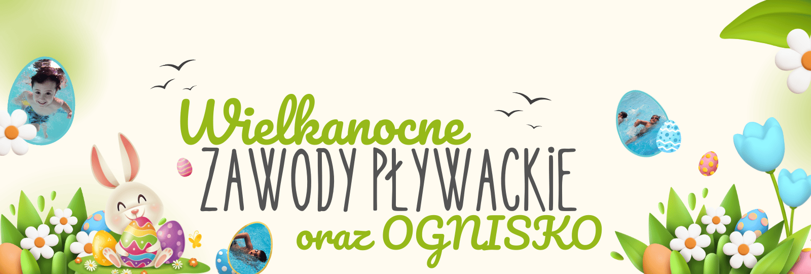 Baner: Wielkanocne zawody pływackie